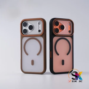 Ốp Điện Thoại Từ Tính Kết Thúc Mờ Cho iPhone 17 16 15 14 13 12 Pro Max Plus, Chống Sốc, Rơi, Trầy Xước, Vân Tay