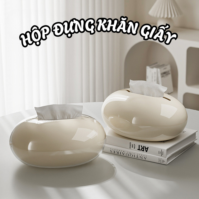 Hộp Đựng Khăn Giấy Dạng Giọt Nước DINO, Phong Cách Đơn Giản, Sang Trọng, Tiện Lợi, Tiết Kiệm Không Gian