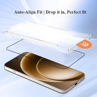 Kính cường lực bảo vệ màn hình Lereach cho OnePlus 15 / 15R / Ace 6 / Ace 6T với hộp định vị không bụi, tự động liên kết, HD Clear