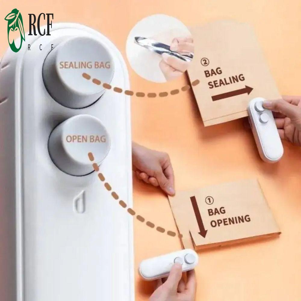 Máy bịt nhiệt Mini 2 trong 1 có thể sạc lại cho túi nhựa - Máy bịt chân không di động để sử dụng tại nhà