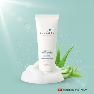 SỮA RỬA MẶT GIÚP SÁNG DA DƯỠNG ẨM LUXVALEY GENTLE FACE WASH CHIẾT XUẤT RAU MÁ CHO HỌC SINH TỪ 12+