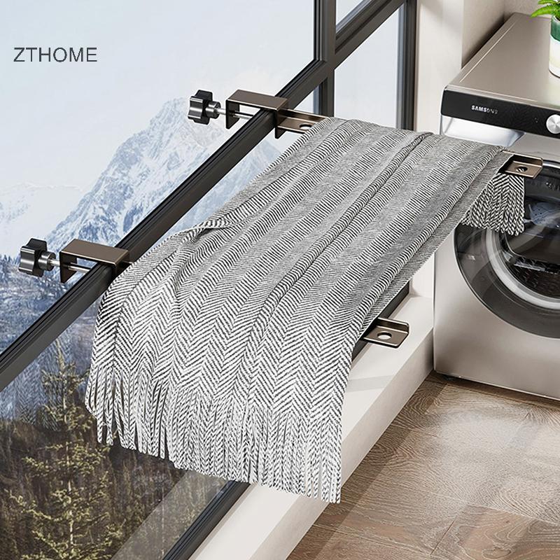 ZTHOME Có Thể Gập Lại Xoay Được Giá Treo Quần Áo Treo Tường Móc Treo Giá Phơi Tiết Kiệm Không Gian Nhôm Quần Áo Sắp Xếp HOT