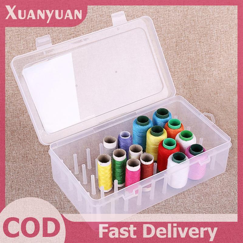 XUAN May Chỉ Hộp Bảo Quản 42 Miếng Cuộn Cuộn Hộp Đựng Thủ Công VN