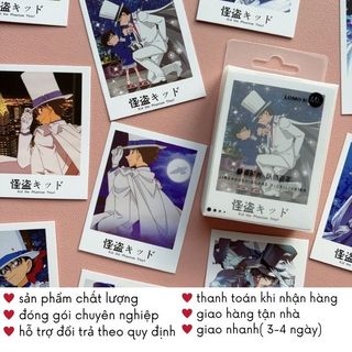 Card Anime Lomo Fanmade Hộp 40 Tấm Sưu Tầm Conan Haikyuu Các Loại Timo QT95