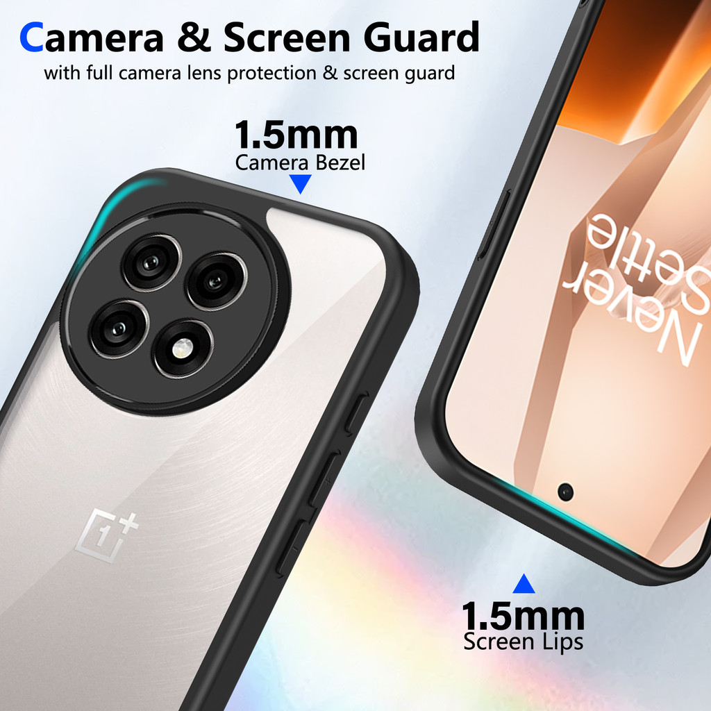 Ốp lưng OnePlus Ace 5 Pro Vỏ 6,78 inch Model PKR110 Vỏ trong suốt mờ thời trang cho OnePlus Ace 5 Pro 5G Vỏ điện thoại