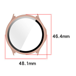 Ốp Đồng Hồ Cho OPPO Watch S Ốp Lưng PC Cứng Có Kính Cường Lực Bảo Vệ Màn Hình PC Cứng Cản Vỏ