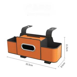 Hộp Đựng Đồ Ghế Sau Ô Tô Bọc Da Cao Cấp Nhiều Chức Năng Đựng Khăn Giấy Giá Đỡ Cốc Móc Treo Giá Đỡ Điện Thoại
