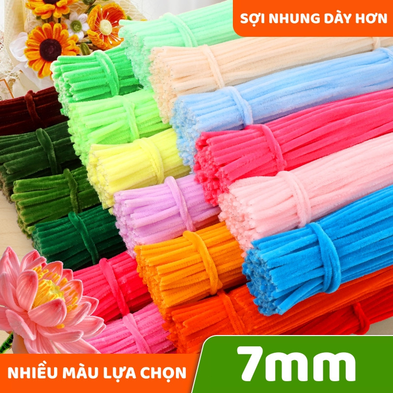 Kẽm Nhung DIY Loại 1 – Set 30 Sợi Kẽm Nhung Làm Cây Thông, Làm Hoa Phù Hợp Handmade
