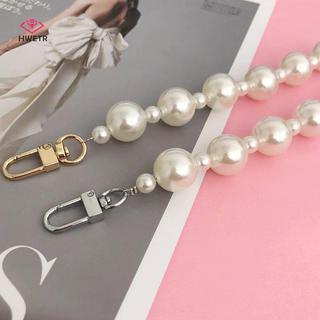 HWETR Thời Trang Giả Ngọc Trai Túi Trang Trí Hành Lý Phụ Kiện Dây Xích Nữ Túi Đeo Vai Dây Xích Ngọc Trai Trang Trí Dây Chuyền Mới