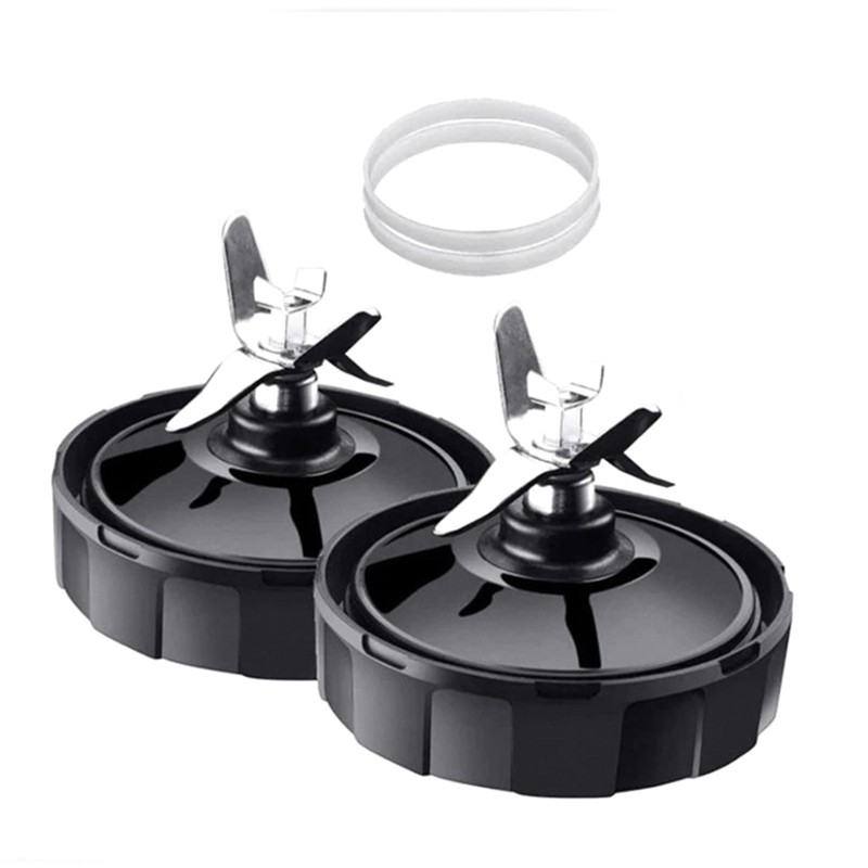 Các bộ phận thay thế cho máy xay sinh tố Nurti Auto IQ- 7 vây Bộ lưỡi vắt với miếng đệm cao su Phù hợp với các mẫu BL480 BL482 BL642 BL682 NN102