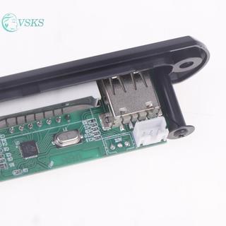 Chenlongshang 1 Bộ 12V USB TF Radio Âm nhạc không dây Máy nghe nhạc MP3 trên ô tô có điều khiển từ xa 5.0 MP3 WMA Mô-đun giải mã bảng EN