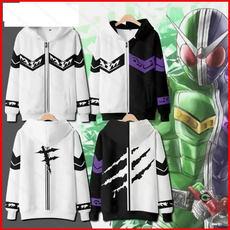 Áo Hoodie 3D Hình Hoạt Hình Kamen Rider, size XXS-6XL