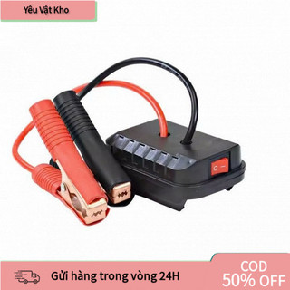 Thiết bị chuyển đổi điện từ pin 3A sang nguồn khởi động ô tô xe máy với các chân cắm thông dụng trên thị trường