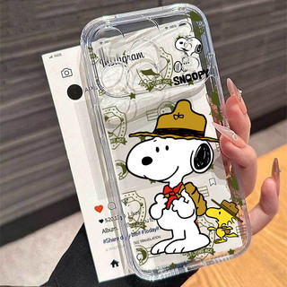Phim Hoạt Hình Anime Snoopy Dễ Thương Dành Cho Samsung Galaxy A15 A56 A55 A35 A36 A54 A53 A34 A16 A14 A25 A26 5G Vỏ Mắt Thiên Thần Silicon Mềm Họa Tiết TPU Trong Suốt Bảo Vệ Camera