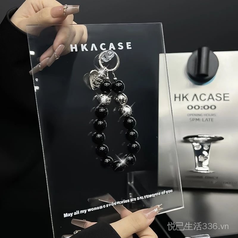 Bướm Màu Thích Hợp Cho 17promax iPhone 15 14 13 12 11 Vòng Tay Đen 16PRO Chống Sốc 16E