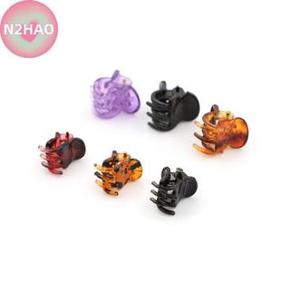 N2HAO 12 Chiếc Nhựa Nhỏ Đen Kẹp Tóc Móng Vuốt Kẹp n