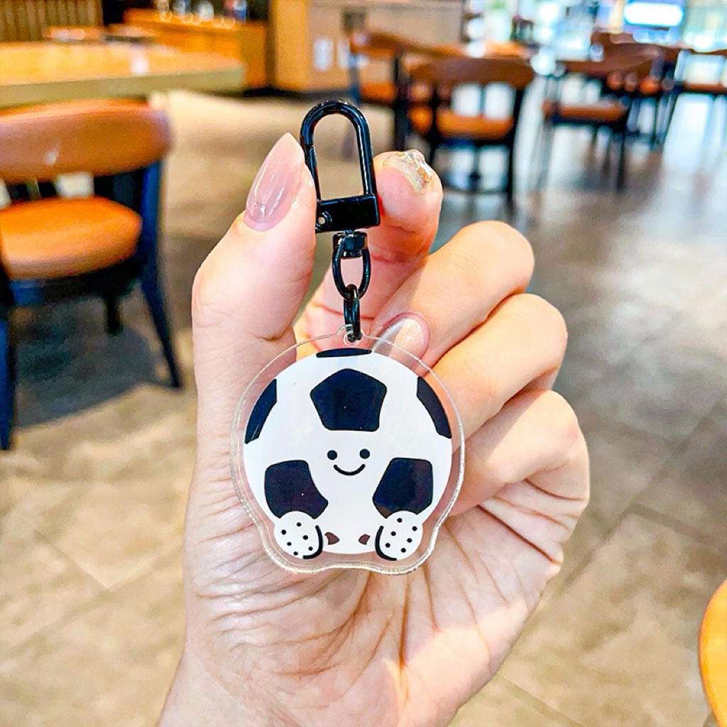 Móc Khóa Thể Thao Bóng Đá, Cầu Lông, Bóng Bàn, Bóng Rổ Acrylic - Sango