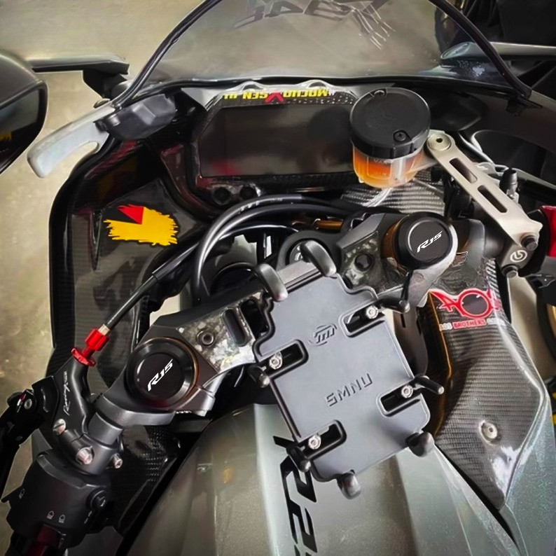 Dành Cho Xe YAMAHA YZF R15M R15 V4 V3 Sửa Đổi CNC Nhôm Trước Nĩa Điều Chỉnh Tải Trước Nắp Giảm Chấn Trang Trí Bao Phụ Kiện