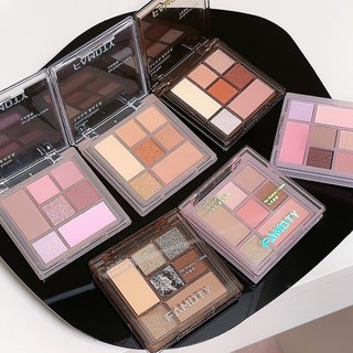 Mùa Thu Đông Bảy Màu Phấn Mắt Lấp Lánh Ngọc Trai Mờ Trà Sữa Màu Đất Không Dễ Mờ Mỹ Phẩm Khói Trang Điểm Mắt