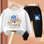 Bộ Đồ Thể Thao Bé Trai Áo Trẻ Em Và Quần Jogger Trang Phục Thời Trang Hai Mảnh Mặc Hàng Ngày