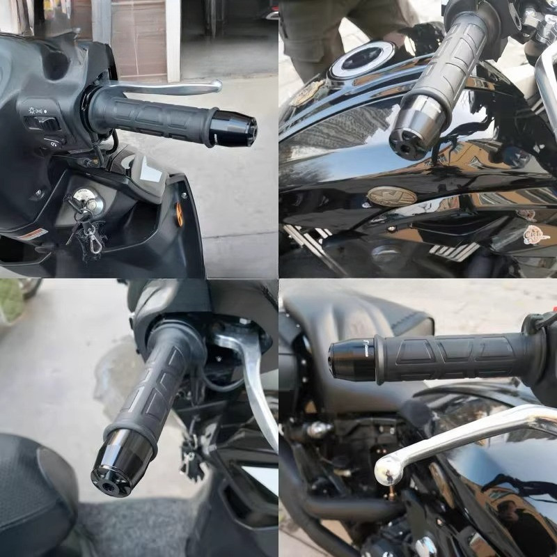 Dành Cho Xe YAMAHA YZF-R1 R3 R6 R15 R25 FZ1 MT07 MT09 XJR CNC Nhôm Tay Lái Thanh Cuối Trọng Lượng Kẹp Mũ Cân Bằng Cắm Phụ Kiện Xe Máy