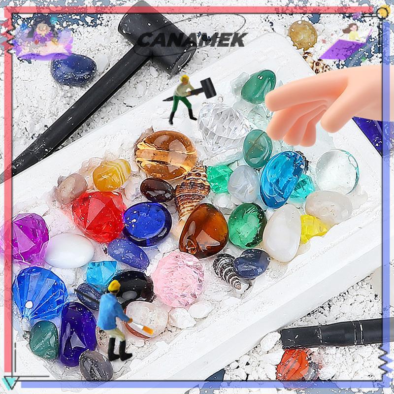 CANAMEK 1 Bộ Đá Quý Đào Kho Báu Khai Thác Kho Báu Trẻ Em Khảo Cổ Khai quật Đồ Chơi CSF