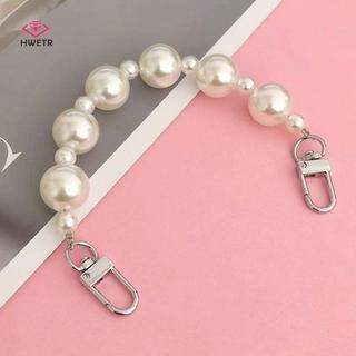 HWETR Thời Trang Giả Ngọc Trai Túi Trang Trí Hành Lý Phụ Kiện Dây Xích Nữ Túi Đeo Vai Dây Xích Ngọc Trai Trang Trí Dây Chuyền Mới