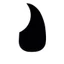 MOON Acoustic Guitar Chống Trầy Xước Tấm Bảo Vệ Đàn Guitar Nhựa Pickguard Dính Scratch Đĩa Nhạc Cụ Accesso