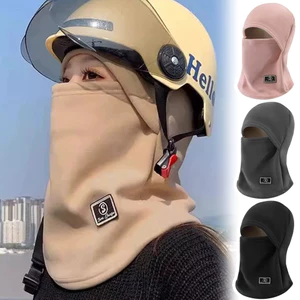 Băng đô có mũ trùm đầu mùa thu đông, chất liệu polyester đàn hồi mềm, kích thước đa năng, 4 màu