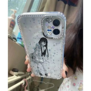 Ốp Điện Thoại Thích Hợp Cho iPhone Kuroma Cool Thích Hợp Cho iPhone17promax Vỏ Điện Thoại iPhone16 Nhấp Nháy Kim Cương 15 Trong Suốt 14 / 13 Vỏ Bảo Vệ Dễ Thương KCHS