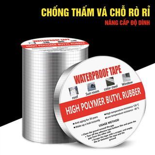 Băng dán keo siêu dính chống thấm, dán kính, chống gió lùa, cách âm, chịu nhiệt cao,ứng dụng đa dạng,băng keo dán dài 5m