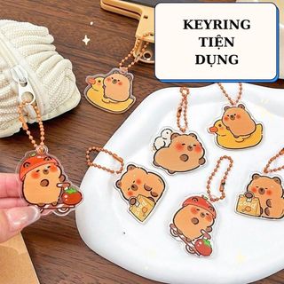 Móc Khoá Collect Book Binder Hoạt Hình Keyring Charm Dây Hạt Trang Trí Điện Thoại Timo PK101