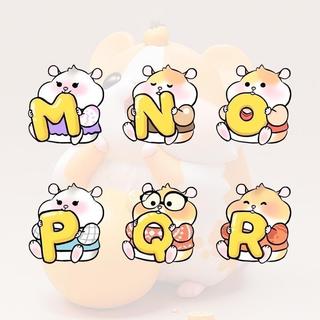 CHUỘT HAMTER Chữ Hoạt Hình Sáng Tạo Dễ móc khoá Trang Trí