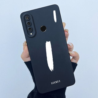 Dành Cho Huawei P30 Lite / Nova 4E MAR-LX2 Ốp Lưng Điện Thoại May Mắn Chữ Ban Đầu Full Mờ Vỏ Silicon Mềm Ốp Lưng Chống Sốc