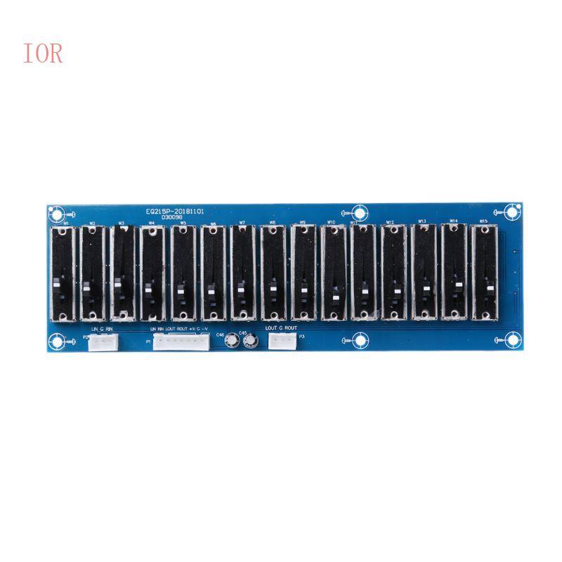 IOR EQ Equalizer Board Stereo Kênh kép Bảng tông màu có thể điều chỉnh Preamp Mặt trước