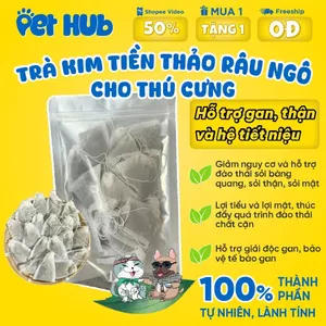 Trà Kim Tiền Thảo, Râu Ngô, Cỏ Ngọt Hỗ Trợ Tiết Niệu, Giải Độc Gan, Lợi Tiểu Chó Mèo, Thú Cưng