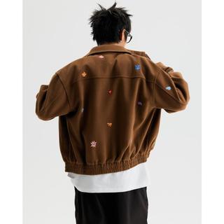 Áo khoác bóng chày phong cách Unisex cao cấp, họa tiết hoa cổ điển