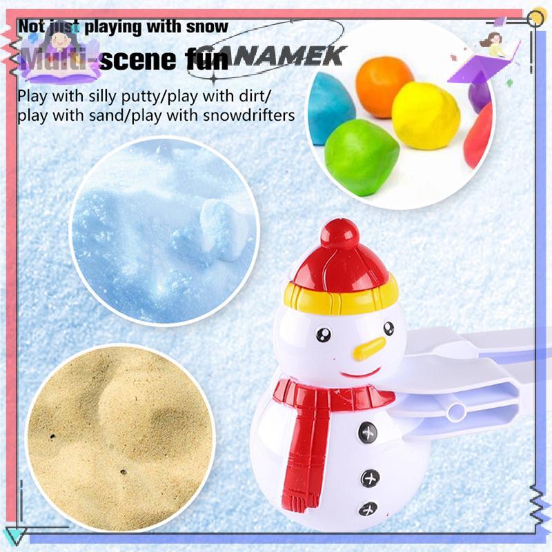 CANAMEK Snowball Maker Clip Trẻ Em Ngoài Trời Mùa Đông Cát Tuyết Khuôn Dụng Cụ Thể Thao Đồ Chơi Ngoài Trời CSF