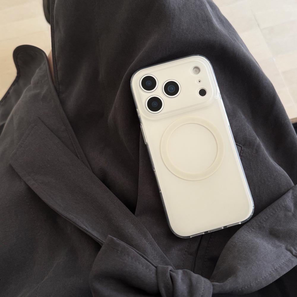 Ốp Lưng Cứng Tương Thích Với iPhone 13 14 14Pro 14ProMax 15 15Pro 15ProMax 16 16Pro 16ProMax 17 17Pro 17ProMax 17Air Vỏ Nam Châm Họa Tiết Màu Trơn