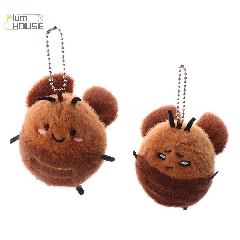 PlumHOUSE Hoạt Hình Gián Sang Trọng Móc Khóa Thú Nhồi Bông Búp Bê Móc Khóa Ba Lô Đáng Yêu Mặt Dây Chuyền Chìa Khóa Ô Tô Trang Trí Cặp Đôi Quà Tặng VN