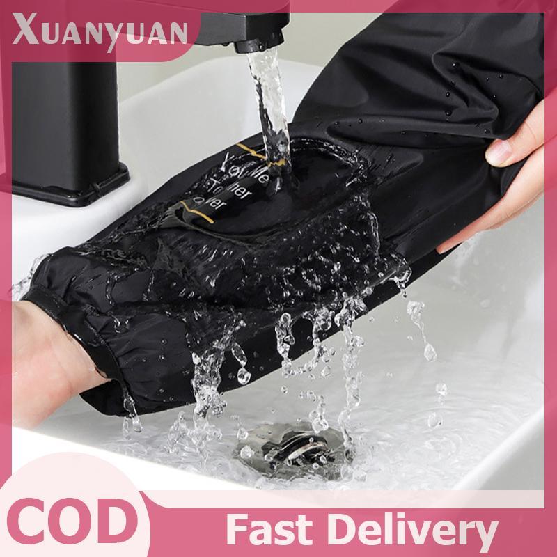 XUAN Chống Thấm Nước Công Việc Nhà Vệ Sinh Cánh Tay Tay Áo PVC Thiết Thực Chống Thấm Nước Tay Áo Vòng Tay Bao VN