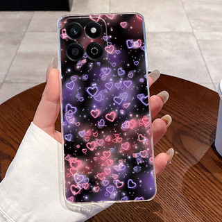 Dành Cho Honor 200 Ốp Lưng Thông Minh Silicon Trong Suốt Sang Trọng Dễ Thương Tình Yêu Thỏ Ngộ nghĩnh Thoáng Mát Sơn Mềm TPU Ốp Lưng Honor 200Smart Điện Thoại