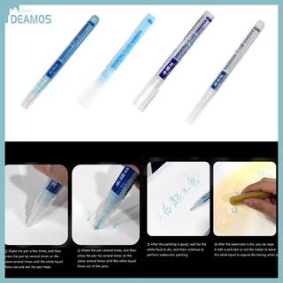 DE Trắng Xanh Nước Mặt nạ Chất lỏng Mark Bút Masking Fluid Marker Đồ dùng nghệ thuật