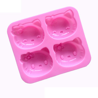 Khuôn Kẹo Silicon Hello Kitty - Khay Làm Bánh Sô Cô La Trang Trí Sinh Nhật