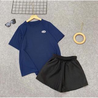 Set bigsize nữ 2 món gồm áo thun form rộng tay ngắn phối quần đùi năng động  thoải mái cho nàng chuppy-A326+Q500