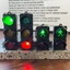 Mô phỏng Đèn giao thông Móc khóa Led Tính năng phát sáng Thích hợp cho phụ kiện ba lô