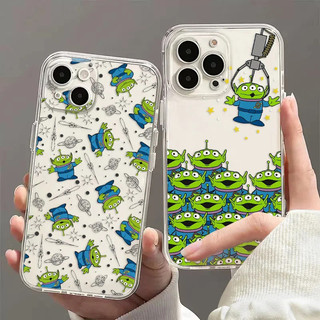 Ốp Điện Thoại Cho OPPO A6 A5 A3 Pro 5G A3X A5X A57 A77 A77S A53 A36 A76 A96 A52 A72 A92 4G Reno 8T 7Z 8Z Ốp Lưng Hoạt Hình Ngoài Hành Tinh TPU Dễ Thương Silicon Mềm Trong Suốt Camera