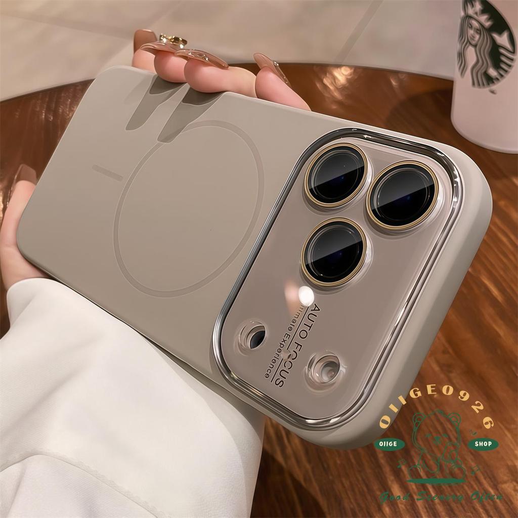 【 Ốp lưng iPhone17 】 Vỏ điện thoại từ tính dạng lỏng màu kẹo iphone17 Pro Max16 15 14 13 cho vỏ iPhone Vỏ mềm silicon TPU chống sốc