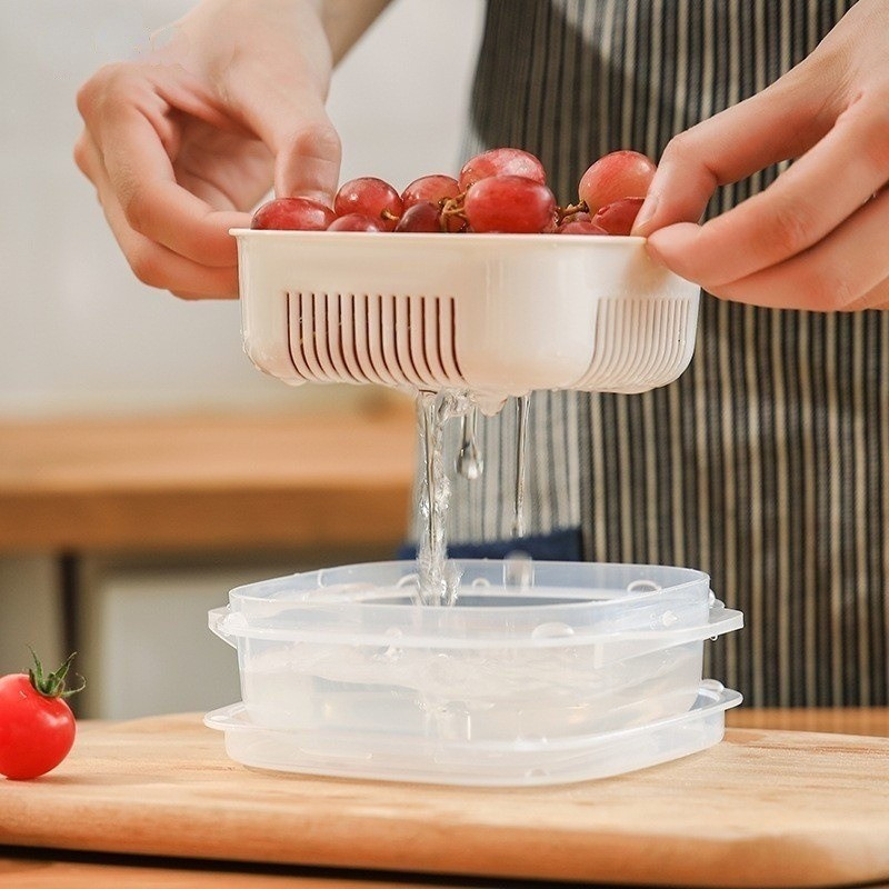 1 / 3 / 5 Hộp đóng gói phụ gạo đông lạnh / Hộp đóng gói trái cây có thể sưởi ấm