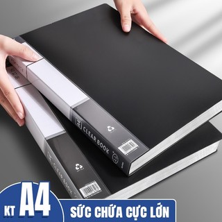 File lá đựng tài liệu A4 thiết kế cứng cáp - Bìa lá nhiều ngăn đựng hồ sơ đơn giản cho học sinh và dân văn phòng